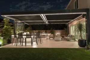 Bahçe Lokanta Ticari Akıllı Pergola Tente